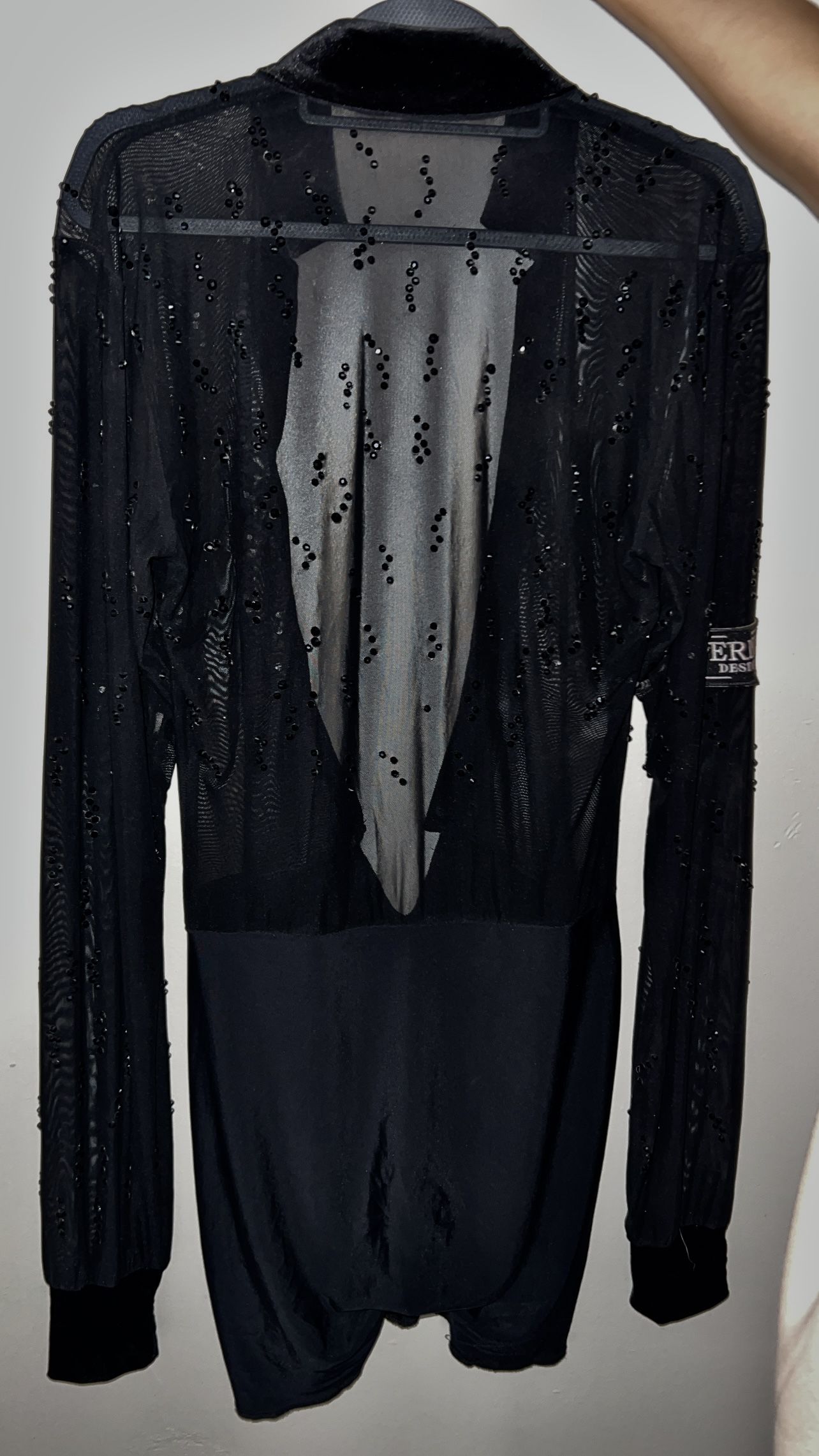 Black shirt with stones